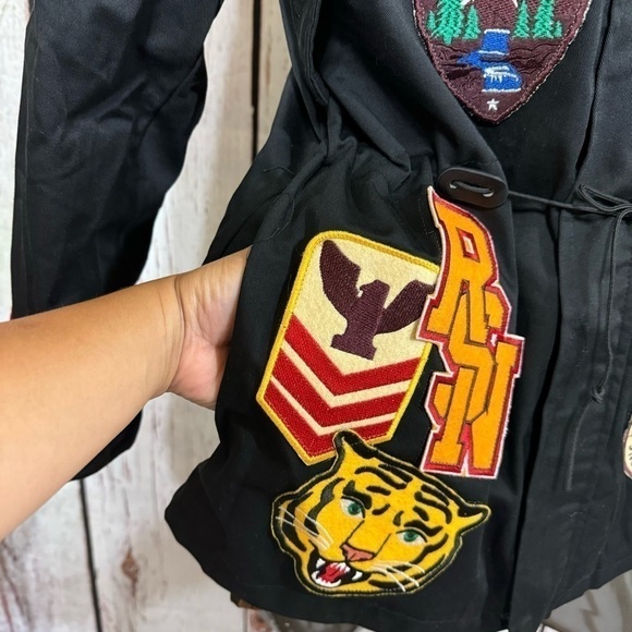 REASON BRAND Affiliated Fishtail Parka Men’s Jacket in Black size Medium NWT - Picture 7 of 17